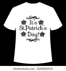 It's St. Patrick's Day Shirt Print Template, Lucky Charms, Irish, everyone has a little luck Typography Design