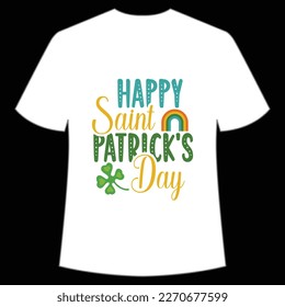 St. Patrick's Day Shirt Print Template, Lucky Charms, Irish, everyone has a little luck Typography Design