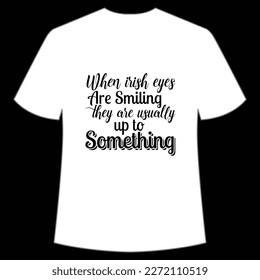 St. Patrick's Day Shirt Print Template, Lucky Charms, Irish, everyone has a little luck Typography Design