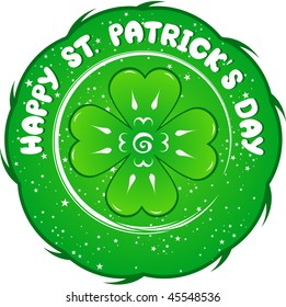 St. Patrick's Day sign. Vector illustration