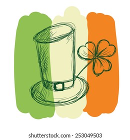 St. Patrick's Day sketch. 