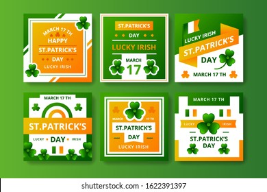 st patrick's day Social Media banner Template. Anyone can use This Design Easily.Promotional or greeting web banner for social media.