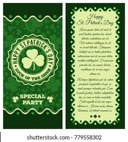 St. Patrick's Day Special Party Invitation Template