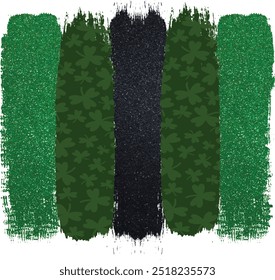 St patricks day stroke background