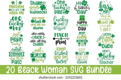 St. Patrick's Day Svg Bundle, Retro Patrick's Day Svg, St Patrick's Day Rainbow, Shamrock Svg, St Patrick's Day Quotes, St Patty's Svg