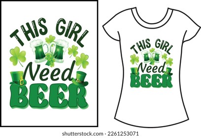 St- Patrick's Day SVG craft t shirt, Green saint Patrick gift t shirt for family.
