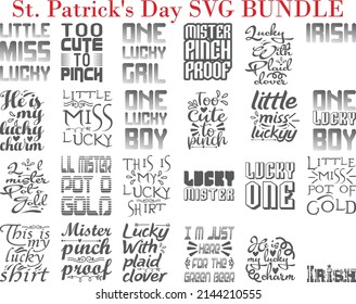 St. Patrick's Day SVG Design bundle 
