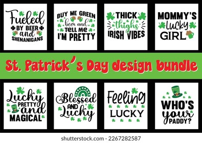 St . Patrick's day svg design