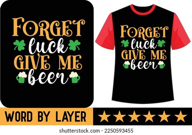 St . Patrick's day svg t shirt design