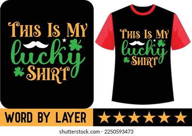 St . Patrick's day svg t shirt design