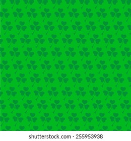 St. Patrick's day symbol pattern background vector