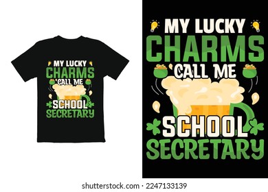 St Patricks Day T Shirt Design  vector. t shirt graphic quots