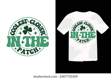 Diseño de camisetas St. Patrick's Day T Shirt, Diseño de camisetas Retro Lucky, Goood para la impresión de camisetas, afiche, tarjeta, etiqueta y otra decoración para el Día de San Patricio