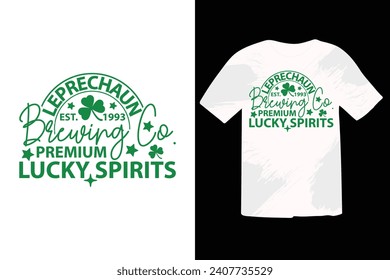 Diseño de camisetas St. Patrick's Day T Shirt, Diseño de camisetas Retro Lucky, Goood para la impresión de camisetas, afiche, tarjeta, etiqueta y otra decoración para el Día de San Patricio