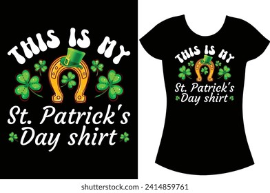 St- Patrick's Day t shirt design.