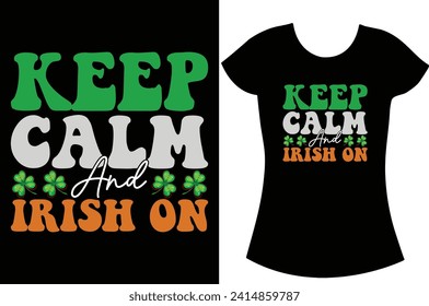 St- Patrick's Day t shirt design.