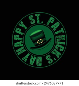 St Patrick's day camiseta diseño tipografía Vector