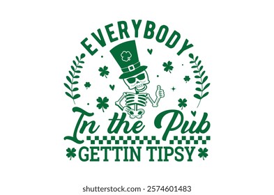 St Patrick's Day, St Patrick's Day t shirt, Retro Patrick's design, Irish, Lucky Svg,Funny St. Patricks,Svg Png file For Cricut, Patrick, Patrick's Day t shirt design bundle