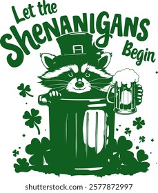 St Patrick's day t shirt design