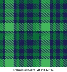 St. Patricks day tartan plaid. Scottish pattern in green and orange cage. Scottish cage. Traditional Scottish checkered background. Seamless fabric texture. 
