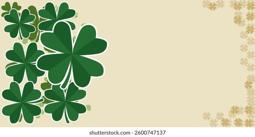 St. Patrick's Day template vector illustration