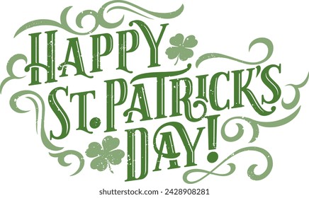 St. Patrick's Day Text Banner