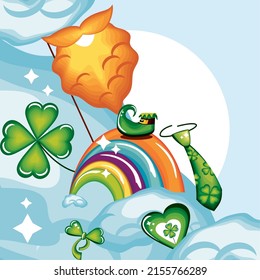 st patricks day traditional celebration poster