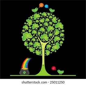 St. Patrick's Day tree. To see similar, please VISIT MY GALLERY.