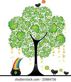 St. Patrick's Day tree. To see similar, please VISIT MY GALLERY.