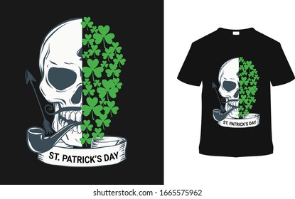 ST. Patrick's Day t-shirt design template, apparel, vector.