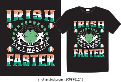 St. Patrick's Day t-shirt design.