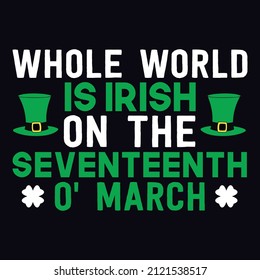 St. Patrick's Day T-Shirt Design Template