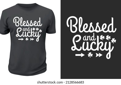 St Patrick's day T-shirt design Vector template