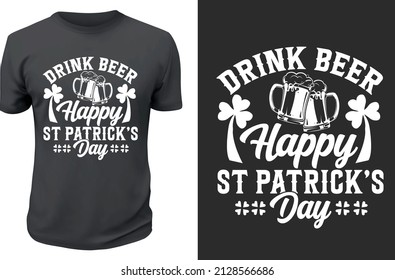 St Patrick's day T-shirt design Vector template