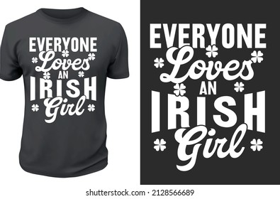 St Patrick's day T-shirt design Vector template