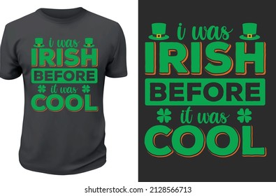 St Patrick's day T-shirt design Vector template