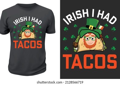 St Patrick's day T-shirt design Vector template