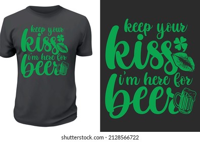 St Patrick's day T-shirt design Vector template