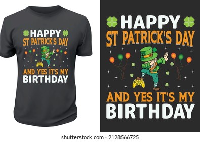 St Patrick's day T-shirt design Vector template