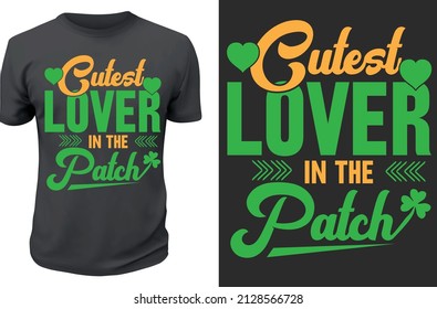 Plantilla vectorial de diseño de camisetas de San Patricio