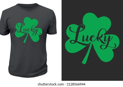 St Patrick's day T-shirt design Vector template