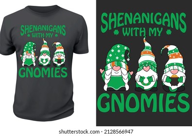 St Patrick's day T-shirt design Vector template