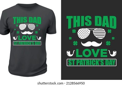 St Patrick's day T-shirt design Vector template