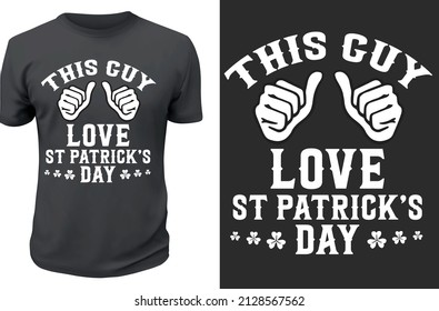 St Patrick's day T-shirt design Vector template