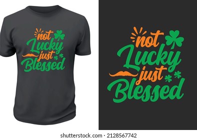 St Patrick's day T-shirt design Vector template