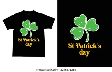 St Patrick's day t-shirt design new and modern creative design.