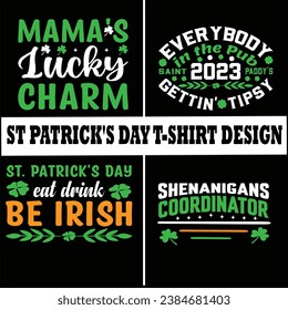 St Patrick's day t-shirt design bundle