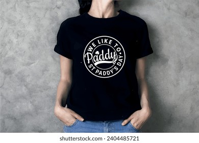 St Patrick's day- t-shirt design
