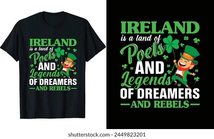 Diseño de camiseta del día de San Patricio, Diseño de camiseta del día de San Patricio