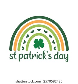 St Patrick's Day T-Shirt Design . Happy Saint Patrick's Day celebration illustration. St Patrick's design for card, mug, banner, and t-shirt.